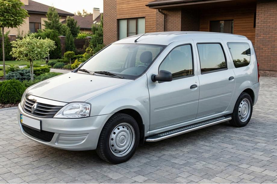 Renault Logan MCV 2005–2013 Sānu pakāpieni Maydos V2 (2 gab., alumīnijs/nerūsējošais tērauds) Image