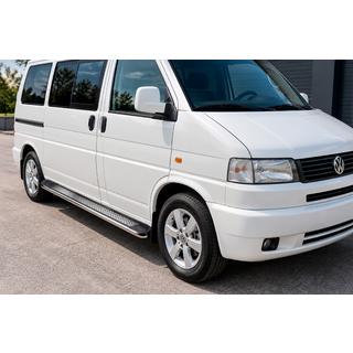 Sānu pakāpieni Maydos V2 (2 gab., alumīnijs/nerūsējošais tērauds) Volkswagen T4 Caravelle/Multivan 1990–2003 foto 1
