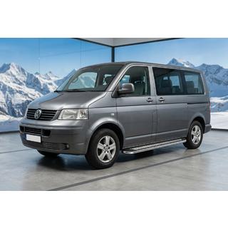 Sānu pakāpieni Maydos V2 (2 gab., alumīnijs/nerūsējošais tērauds) Volkswagen T5 Transporter 2003–2010 foto 1