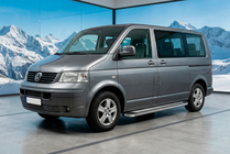 Volkswagen T5 Caravelle 2004–2010 Sānu pakāpieni Maydos V2 (2 gab., alumīnijs/nerūsējošais tērauds) Tikai īsajai riteņu bāzei foto 1