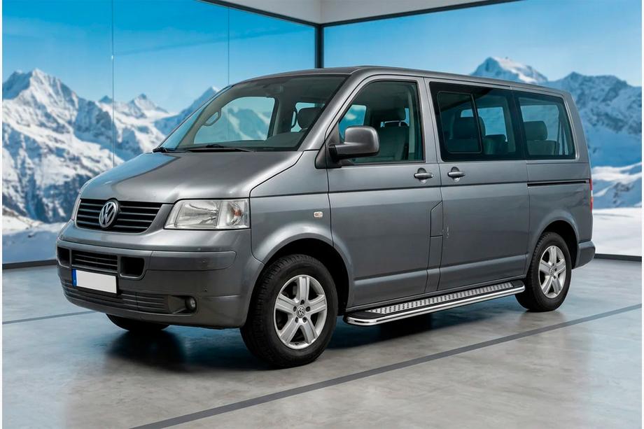 Volkswagen T5 Caravelle 2004–2010 Sānu pakāpieni Maydos V2 (2 gab., alumīnijs/nerūsējošais tērauds) Tikai īsajai riteņu bāzei Image