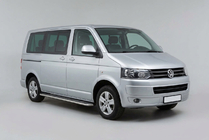 Volkswagen T5 2010–2015 Sānu pakāpieni Maydos V2 (2 gab., alumīnijs/nerūsējošais tērauds) Tikai īsajai riteņu bāzei foto 1