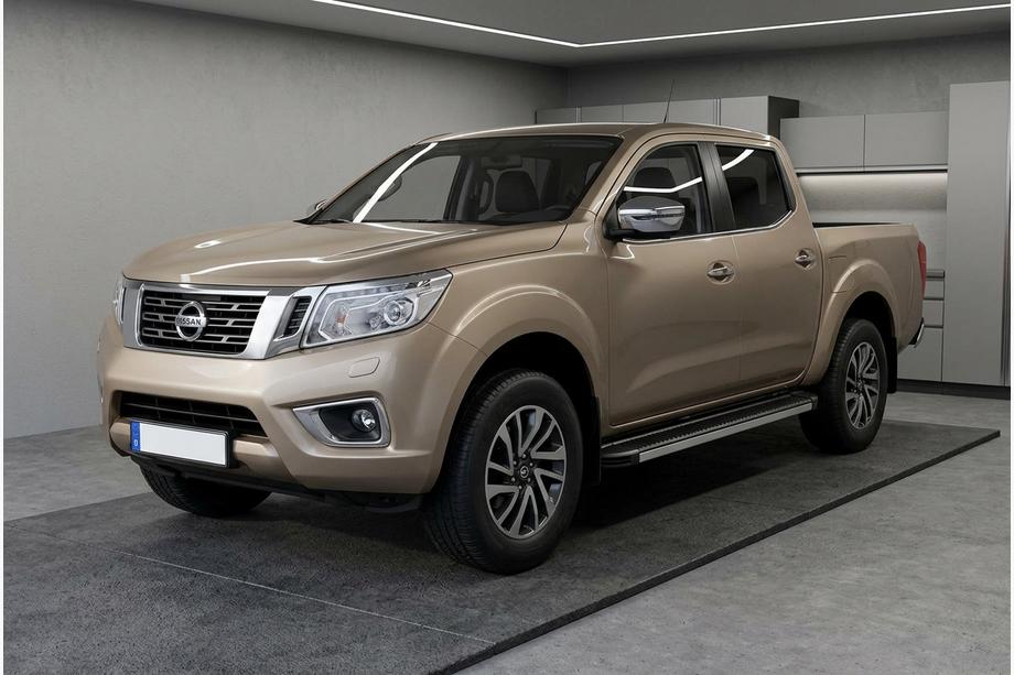 Nissan Navara/NP300 2016– Sānu sliekšņi Maya V1 (2 gab., alumīnijs) Image