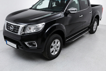Nissan Navara/NP300 2016– Sānu pakāpieni Bosphore Grey (2 gab., alumīnijs) foto 1