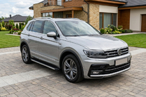 Volkswagen Tiguan 2016–2023 Sānu sliekšņi Maya V1 (2 gab., alumīnijs) foto 1