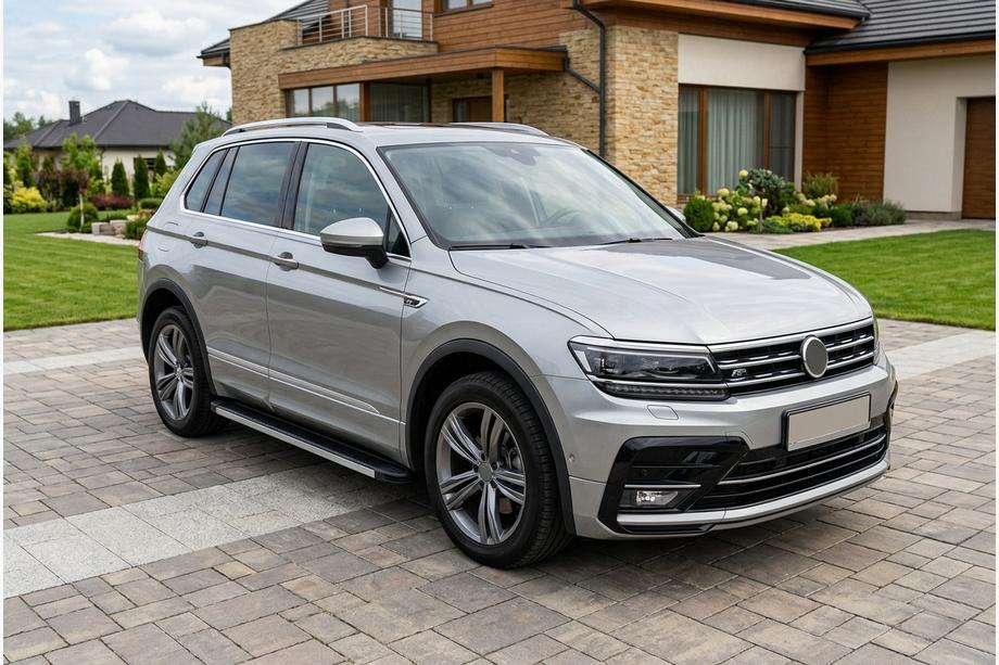 Volkswagen Tiguan 2016–2023 Sānu sliekšņi Maya V1 (2 gab., alumīnijs) Image