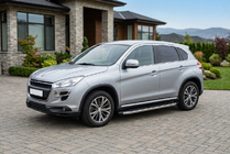 Peugeot 4008 2012–2017 Sānu pakāpieni BlackLine (2 gab., alumīnijs) foto 1