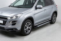 Peugeot 4008 2012–2017 Sānu kāpšļi X5 tipa (2 gab., alumīnija) foto 1