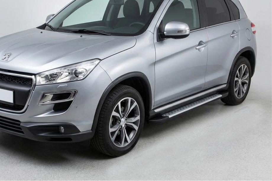 Peugeot 4008 2012–2017 Sānu kāpšļi X5 tipa (2 gab., alumīnija) Image