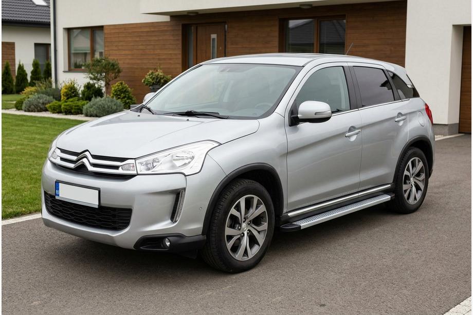Citroen C-4 Aircross 2012–2017 Sānu sliekšņi Maya V2 (2 gab., alumīnijs) Image