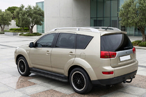 Peugeot 4007 2007–2013 Sānu pakāpieni Bosphorus Black (2 gab., alumīnijs) foto 1