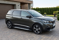 Peugeot 5008 2016–2023 Sānu sliekšņi Line (2 gab., alumīnijs) foto 1