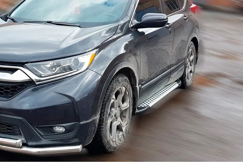 Honda CRV 2017–2022 Sānu pakāpieni Allmond Grey (2 gab., alumīnija) Image