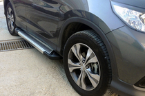 Honda CRV 2017–2022 Sānu sliekšņi Line (2 gab., alumīnijs) foto 1