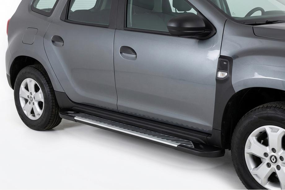 Renault Duster 2018–2024 Sānu sliekšņi Line (2 gab., alumīnijs) Image