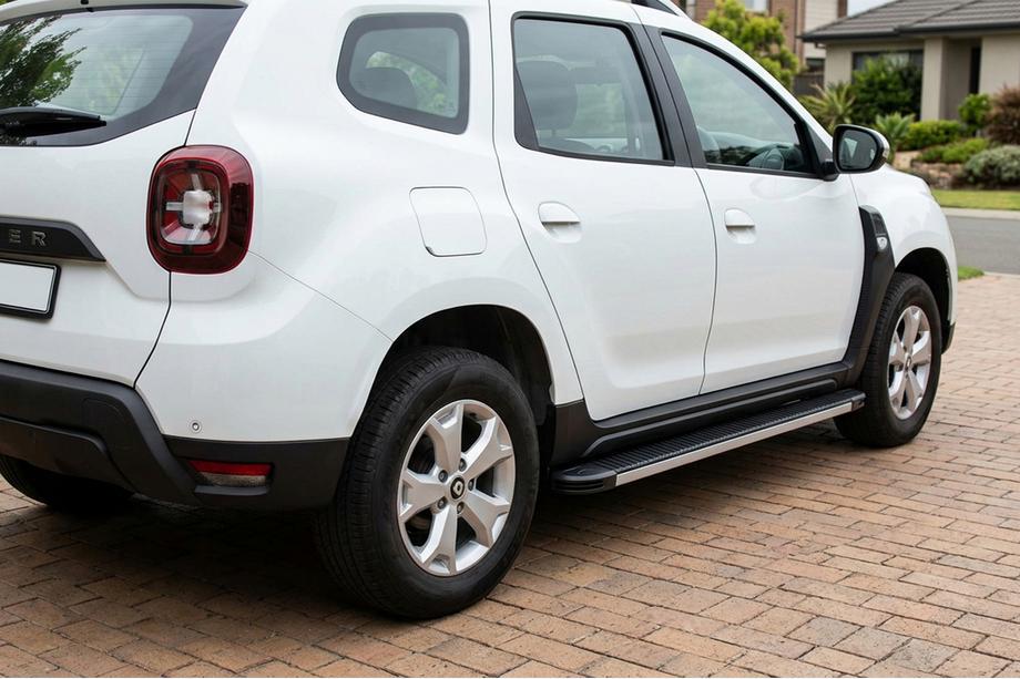 Renault Duster 2018–2024 Sānu sliekšņi Maya V1 (2 gab., alumīnijs) Image