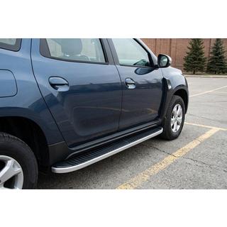 Sānu sliekšņi Tayga Grey V1 (2 gab., alumīnijs) foto 1