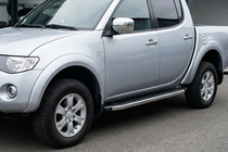 Fiat Fullback 2016– Sānu pakāpieni BlackLine (2 gab., alumīnijs) foto 1