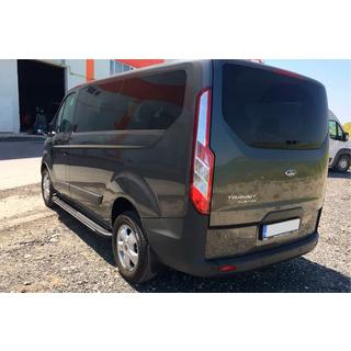 Sānu sliekšņi Bosphorus Grey (2 gab., alumīnijs) Ford Custom 2013–2022 foto 3