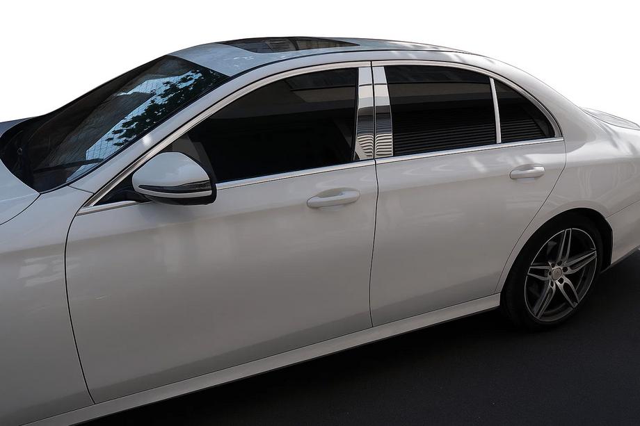 Mercedes E-klase W213 2016–2023 Statņu uzlikas (nerūsējošais tērauds) Image