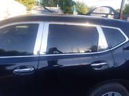 Nissan X-trail T32/Rogue 2014–2021 Hroma uzlikas statņiem (nerūsējošais tērauds) foto 3