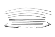 Skoda Superb 2015–2024 Pilns logu rāmju apdares komplekts (nerūsējošais tērauds) foto 4