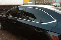 Skoda Superb 2015–2024 Pilns logu rāmju apdares komplekts (nerūsējošais tērauds) foto 1