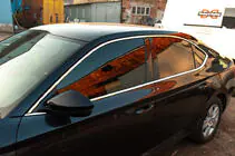 Skoda Superb 2015–2024 Pilns logu rāmju apdares komplekts (nerūsējošais tērauds) foto 3
