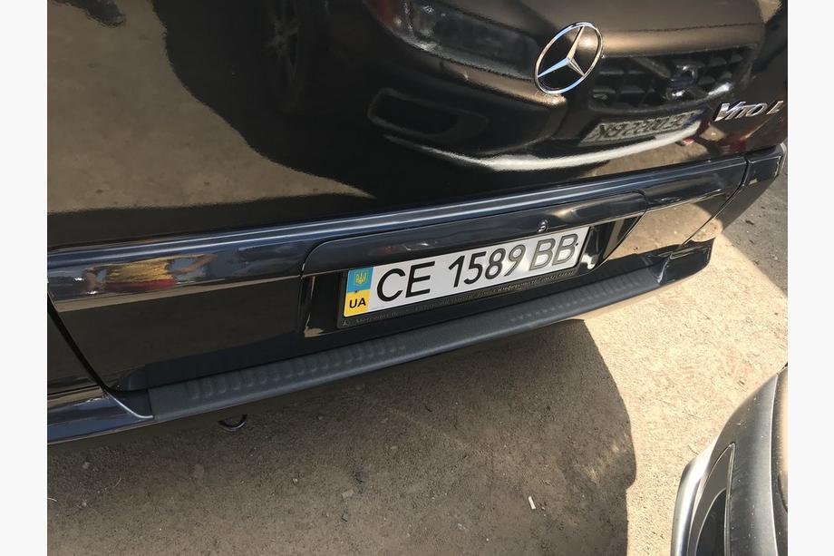 Mercedes Vito W638 1996–2003 Aizmugurējā bufera uzlika DDU-mat (ABS) Foto 4
