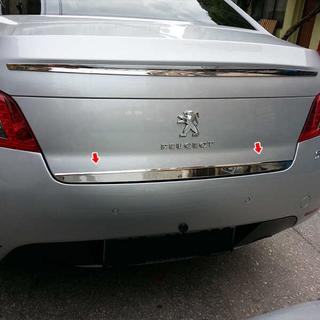 Bagāžnieka malas uzlika (nerūsējošais tērauds) Peugeot 508 2010–2018 foto 2