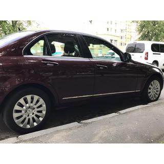 Durvju moldingu uzlikas (6 gab., nerūsējošais tērauds) Mercedes C klase W204 2007–2015 foto 4
