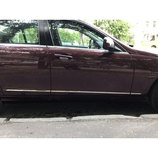 Durvju moldingu uzlikas (6 gab., nerūsējošais tērauds) Mercedes C klase W204 2007–2015 foto 1