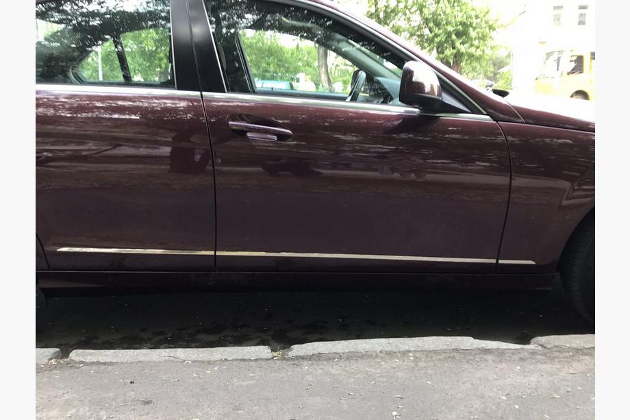 Mercedes C klase W204 2007–2015 Durvju moldingu uzlikas (6 gab., nerūsējošais tērauds) Image