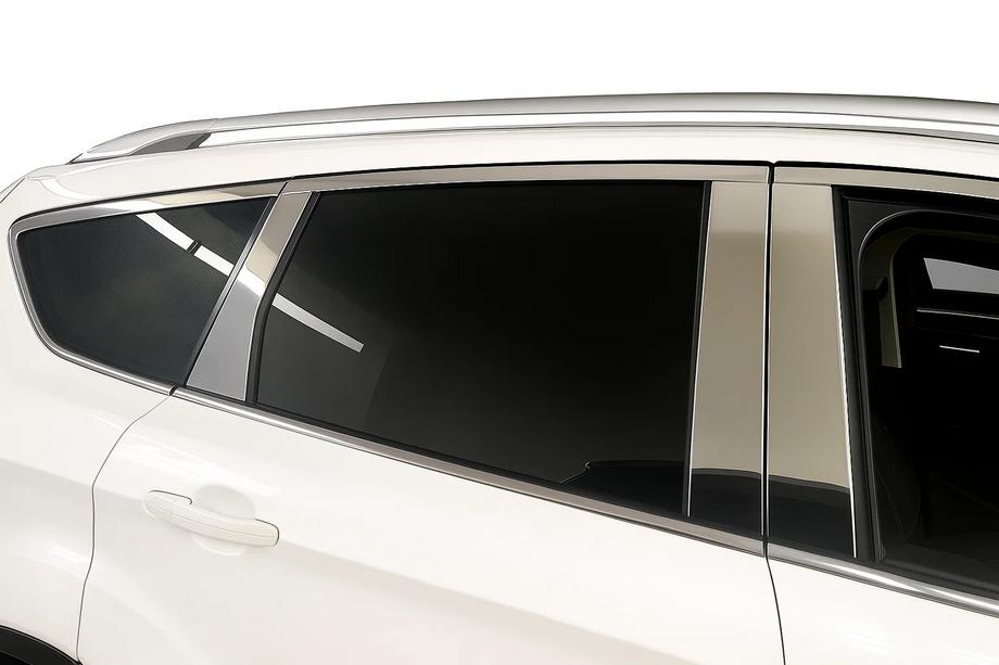 Ford Kuga 2008–2013 Durvju statņu moldings (nerūsējošais tērauds) Image