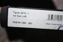 Volkswagen Tiguan 2016–2023 Gumijas salona paklājiņi (4 gab., oriģināli) foto 2