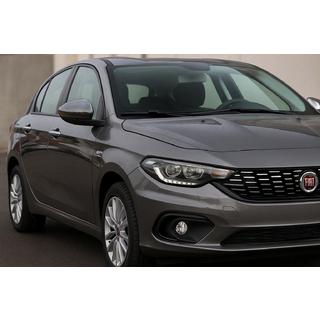 Spoguļu uzlikas, melns hroms (2 gab., plastmasa) Fiat Tipo 2016– foto 1