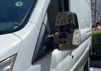 Ford Transit 2014– Spoguļu uzlikas melns hroms (2 gab., plastmasa) foto 4
