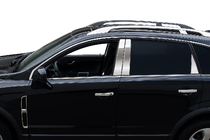Opel Antara 2006–2017 Hromēts logu apmales komplekts ap sānu logiem (nerūsējošais tērauds) foto 2
