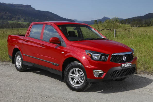 Ssangyong Actyon Sports pikapa apskats