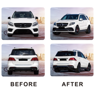 GLE63 AMG virsbūves bodykit komplekts (ar aizmugures difuzoru) foto 2