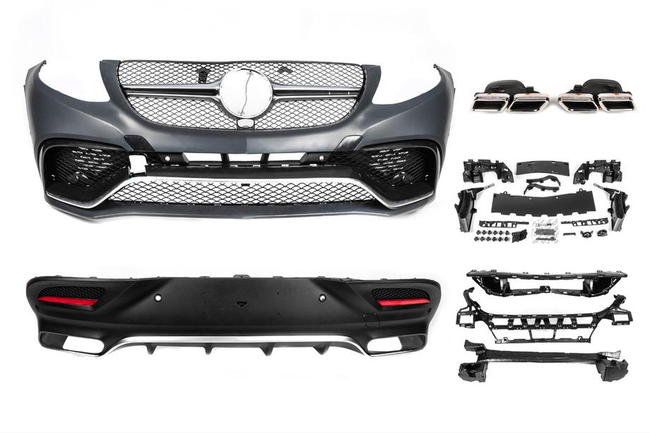 Mercedes GLE kupeja C292 2015–2019 Pilns virsbūves bodykit komplekts AMG GLE63 Foto 2