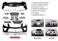 Mercedes GLK сlass X204 2008–2015 AMG virsbūves apdares komplekts foto 25