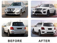 Mercedes GLK сlass X204 2008–2015 AMG virsbūves apdares komplekts foto 3
