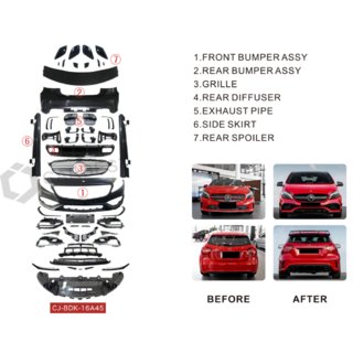 Bodykit komplekts (A45 AMG) Mercedes A-сlass W176 2012–2018 foto 3
