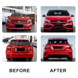 Bodykit komplekts (A45 AMG) Mercedes A-сlass W176 2012–2018 foto 2
