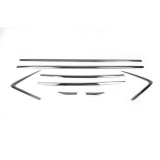 Ārējās logu apdares līstes (8 gab., nerūsējošais tērauds) foto 2