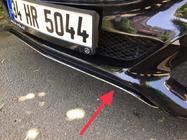 Mercedes C-class W205 2014–2021 Bampera aizsarguzlika (nerūsējošais tērauds) foto 2