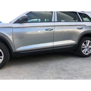 Durvju moldings Carmos platais (nerūsējošais tērauds) Skoda Kodiaq 2016–2023 foto 3