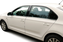 Seat Toledo 2012–2019 Ārējās logu apdares līstes (nerūsējošais tērauds) foto 1