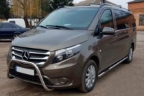 Mercedes Vito/V klase W447 2014– Sānu aizsargcaurules, 2 gab., nerūsējošais tērauds d60, garā riteņu bāze (L3) foto 2